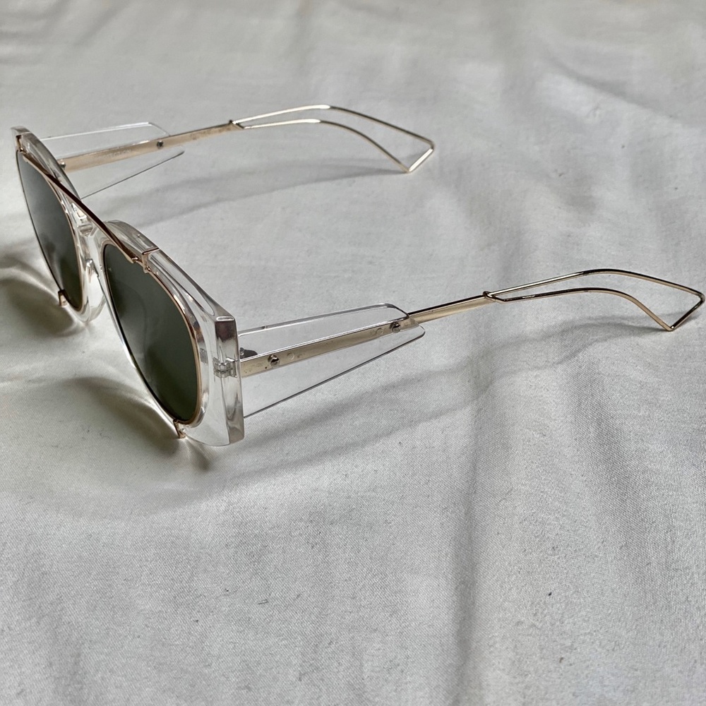 VINTAGE ROUNDED SUNGLASSES - Picture 2 of 3
